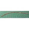 160mm Cut Wire, Orange/Black, 20AWG, 0.5mm2, 16 x 0.2, PVC
