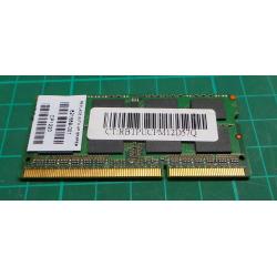 USED, SODIMM, DDR3-1600, PC3-12800, 4GB