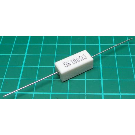 Resistor, 100R, 5%, 5W