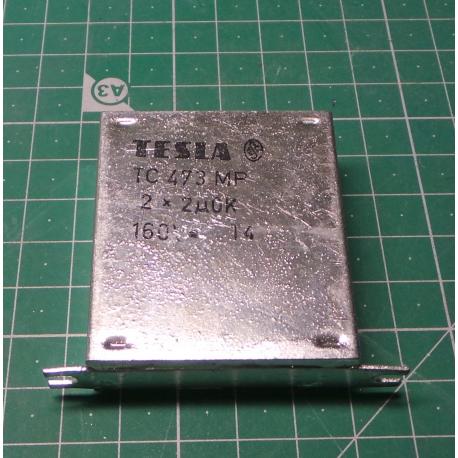 2u + 2u / 160V TC473, coil capacitor box