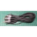Cable, 2 x RCA to 2 x RCA, 1m