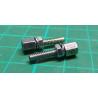 Female UNC 4-40 Screwlock Pair, For D Connectors