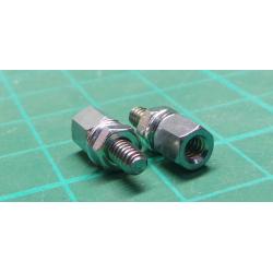 RS PRO Female UNC 4-40 Screwlock Suitable For D Connector for use with D Connector, PAR