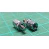 Female UNC 4-40 Screwlock Pair, For D Connectors