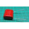 Capacitor, 4.7uF, 100V, Pitch 20mm, polyester