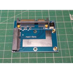Mini PCI-e/mSATA SSD/Express to 40pin ZIF/7pin/2.5'' SATA Adapter Converter Card
