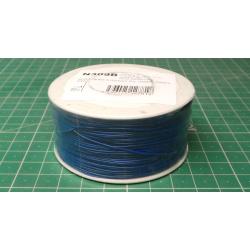 30AWG, 1x0.05mm2, Solid Wire Wrap Wire, Blue, 230m Reel