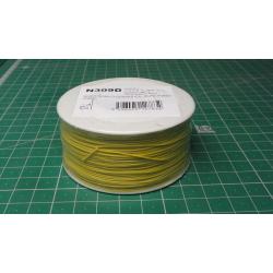Wire-cable 0,05mm2 Cu, yellow, package 230m