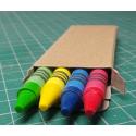 Set of crayons 9 cm, 4pcs