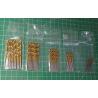 Drill Bit Set, Titanium, 50pcs, Sizes 1-3mm