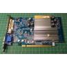 USED, PCI-Express, Radeon X550, 128MB, Connectors:- VGA, DVI, TV Out