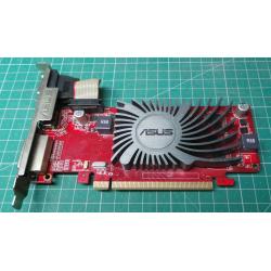 USED, PCI-Express, Radeon HD 5450, SILENT, 1GB, DDR3, Connectors:- VGA, HDMI, DVI