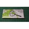Magnifier 50mm, plastic holder, magnification 3x
