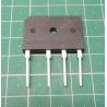 Bridge Rectifier, 1000V, 25A, GBJ2510
