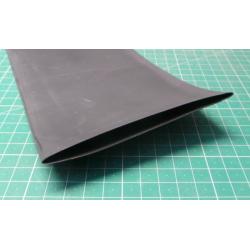 Heat shrink tubing 70 / 35mm black, package 1m