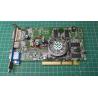 USED, AGP, Radeon 9600pro, 128MB, Connectors:- DVI, TV-Out, VGA
