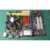 Used Motherboard, Asus P5KPL-AM, with Celeron E1500 Processor @ 2.2Ghz installed