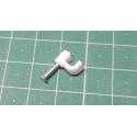 Nail in Clip, for 5x3.8mm Flat Cable, White