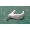 Nail in Clip, for 25mm Round Cable, White