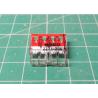 Wago terminal 2273-204, 0.5 - 2.5 mm2, 4-pole, transparent / white