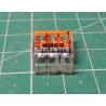 Wago terminal 2273-203, 0.5 - 2.5 mm2, 3-pole, transparent / white