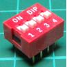 Switch 4xSPST, DIL