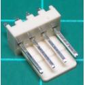 HDR 4 Pin SIL Header, Male, 2.54mm Pitch
