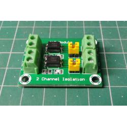 Optical separation module with PC817 - 2 channels