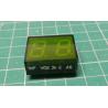 7 Segment Display, .8.8., Green, RFT, VQE24E, Retro, New NOS