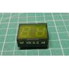 7 Segment Display, .8.8., Green, RFT, VQE24D, Retro, New old stock