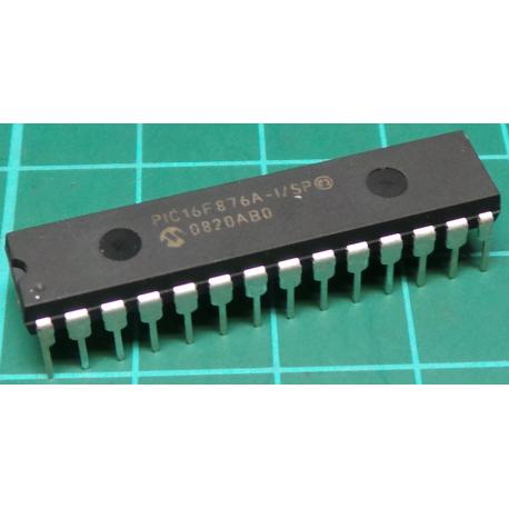 pic16f876a-1/sp, 8 bit, 20Mhz microcontroller