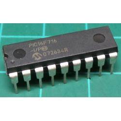 pic16f716-I/P, 8 bit, 20Mhz microcontroller