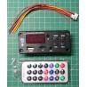 FM radio, MP3 Player with bluetooth 5.0, Remote Control, Needs 5V