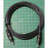 TOSLINK-TOSLINK 4mm, Optical Cable, 2m