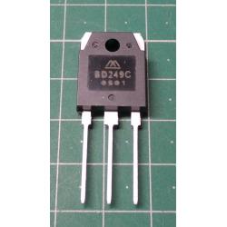 BD249C, NPN Transistor, 100V, 40A, 125W, hFE25min, 3MHz, TO218 TIP35C