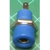 Banana Socket, 4mm, Blue