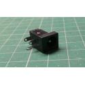 PSU Socket, Male, 2.1mm, for PCB, with Switch