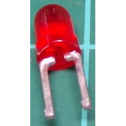LED, Red, 3mm, Cropped Legs