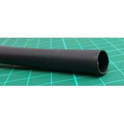 7.9mm, 2.7mm, 3:1 Glue Lined Heatshrink, Black, Cut length 1m