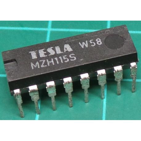 MZHS115, Quad 2 Input NAND with Y Input, Old Stock