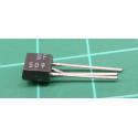 BF509, PNP Transistor, 40V, 0.03A, 0.25W, hFE35 min, 400MHz, TO92