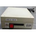 USED, Relay Box, Plastic Project box, containing a mains PSU and a single high current relay