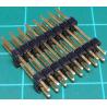 16 Pin DIL Header, Male, 2.54mm Pitch, Long Pins