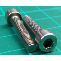 Screw, M4x20, Cheese Head, Hex, Stainless Steel