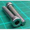 Screw, M4x25, Cheese Head, Hex, Stainless Steel