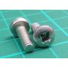 Screw, M4x12, Pan head, Pozi, Stainless steel