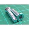 Screw, M4x20, Countersunk, Pozi