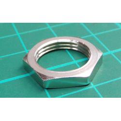 Nut, M14?, For 17mm, Spanner 3mm Thick, Stainless steel