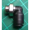Pneumatic Fitting, 181-047, Push pit elbow 6mm