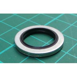 RS PRO Nitrile Rubber SealBonded Seal, 13.74mm Bore, 20.57mm Outer Diameter